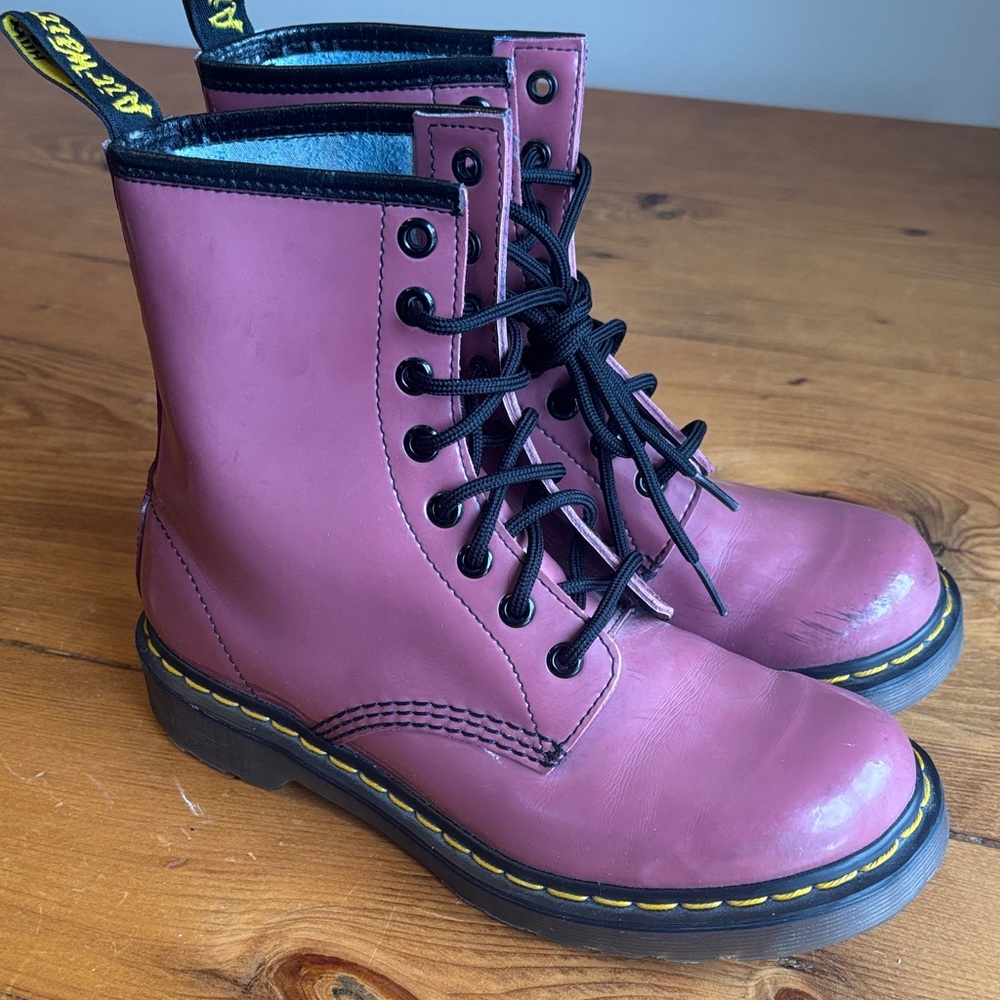 Dr. Martens 1460 Mauve Boots Size 7